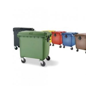 lixeira container – várias cores c/ roda