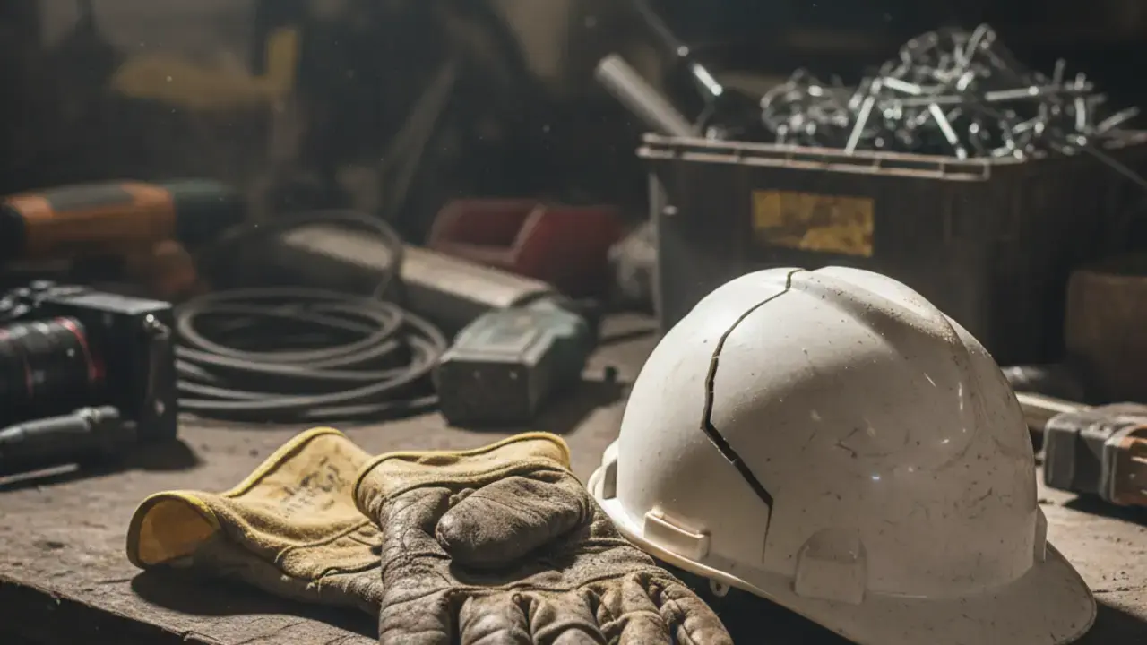Gestor preocupado com riscos na rotina de trabalho, indicando a necessidade de mapear NRs para segurança.