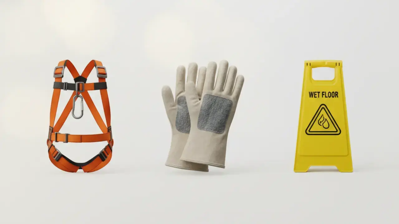 Equipe de trabalhadores em construção civil, cozinha industrial e área de serviços, destacando a segurança em diferentes setores com as NRs.